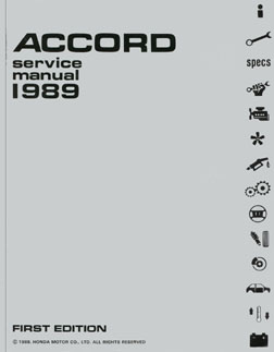 1989 Honda Accord Service Manual